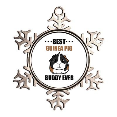 Best Guinea Pig Buddy Ever Metallic Star Ornament