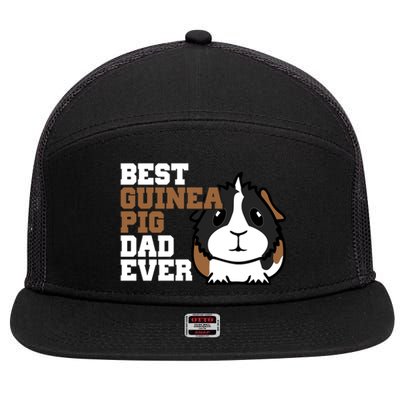 Best Guinea Pig Dad Ever 7 Panel Mesh Trucker Snapback Hat