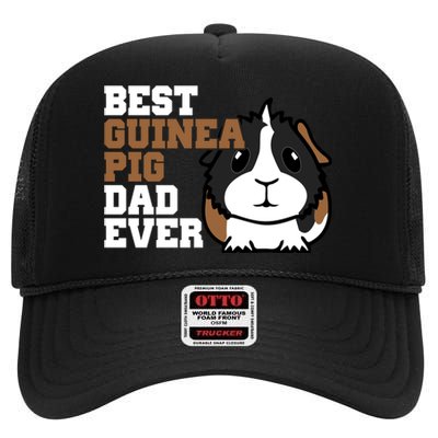 Best Guinea Pig Dad Ever High Crown Mesh Back Trucker Hat