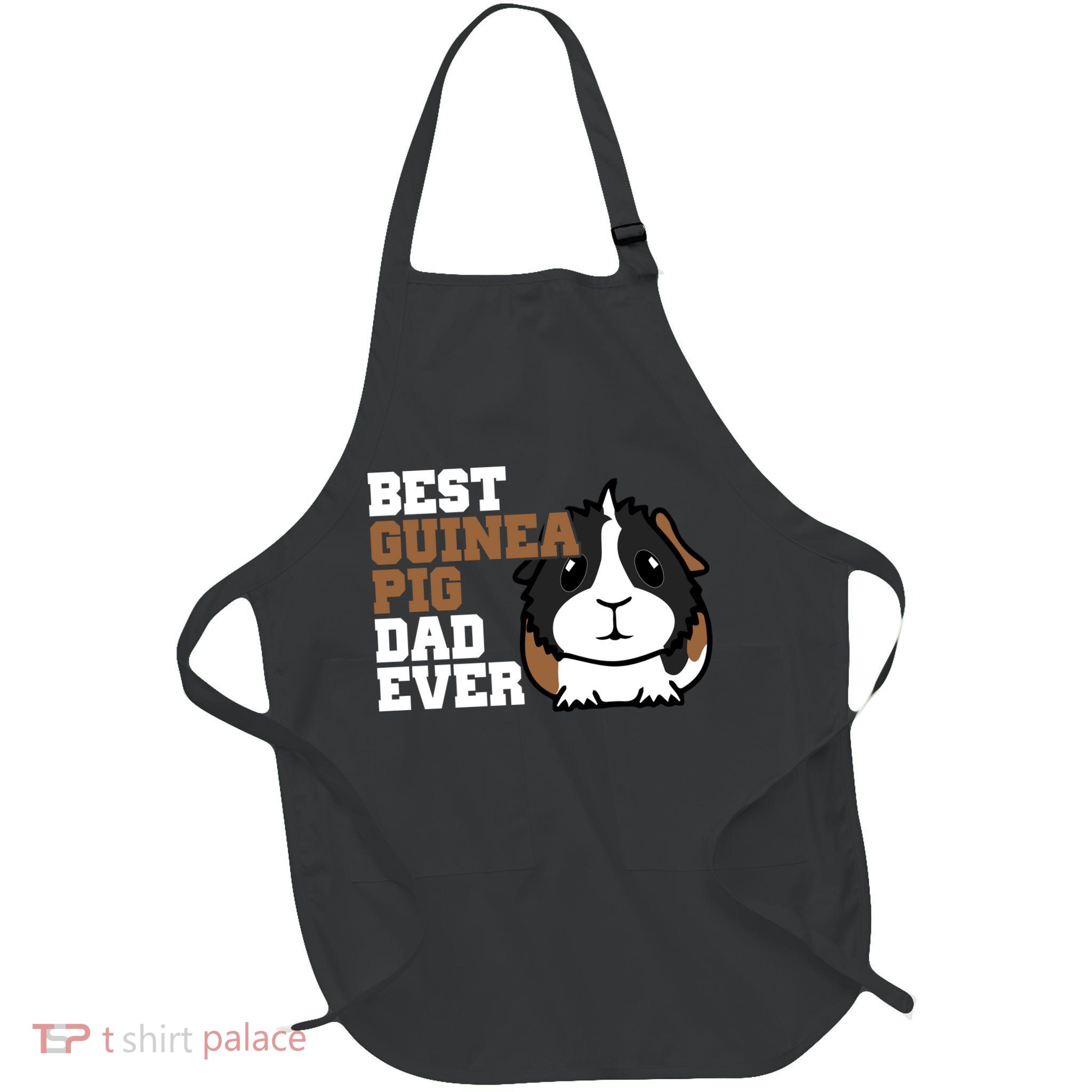 Best Guinea Pig Dad Ever Full-Length Apron With Pockets