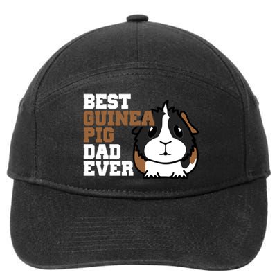 Best Guinea Pig Dad Ever 7-Panel Snapback Hat