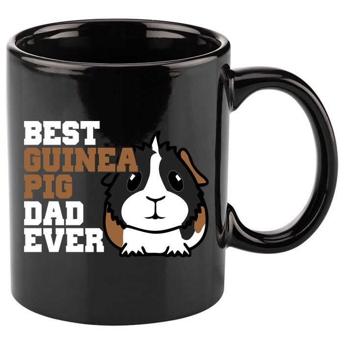 Best Guinea Pig Dad Ever 11oz C Handle Ceramic Mug