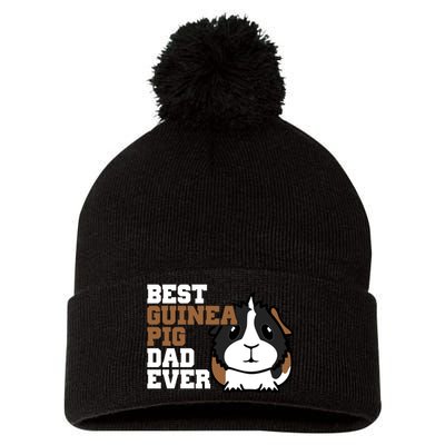 Best Guinea Pig Dad Ever Pom Pom 12in Knit Beanie