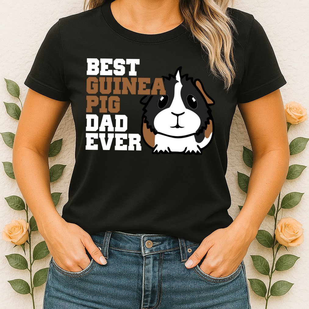Best Guinea Pig Dad Ever Womens T-Shirt