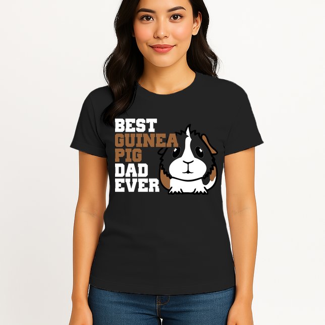 Best Guinea Pig Dad Ever Womens T-Shirt