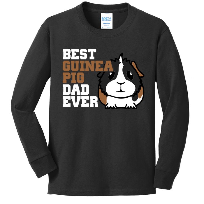 Best Guinea Pig Dad Ever Kids Long Sleeve Shirt