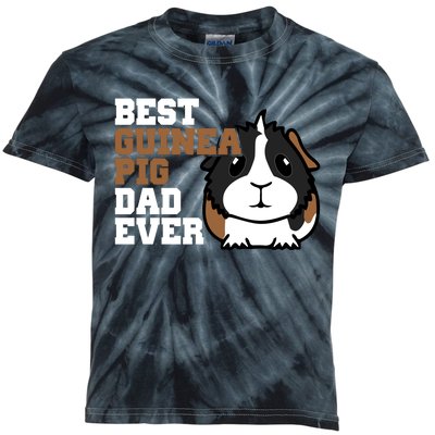 Best Guinea Pig Dad Ever Kids Tie-Dye T-Shirt