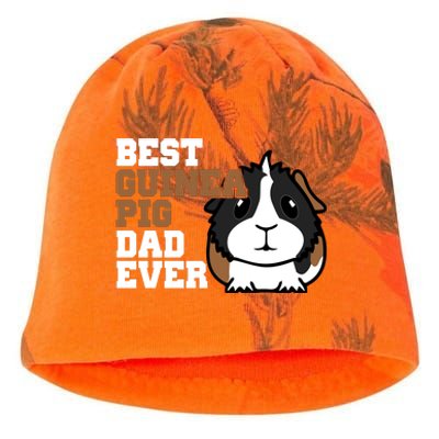 Best Guinea Pig Dad Ever Kati - Camo Knit Beanie