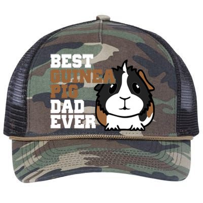 Best Guinea Pig Dad Ever Retro Rope Trucker Hat Cap