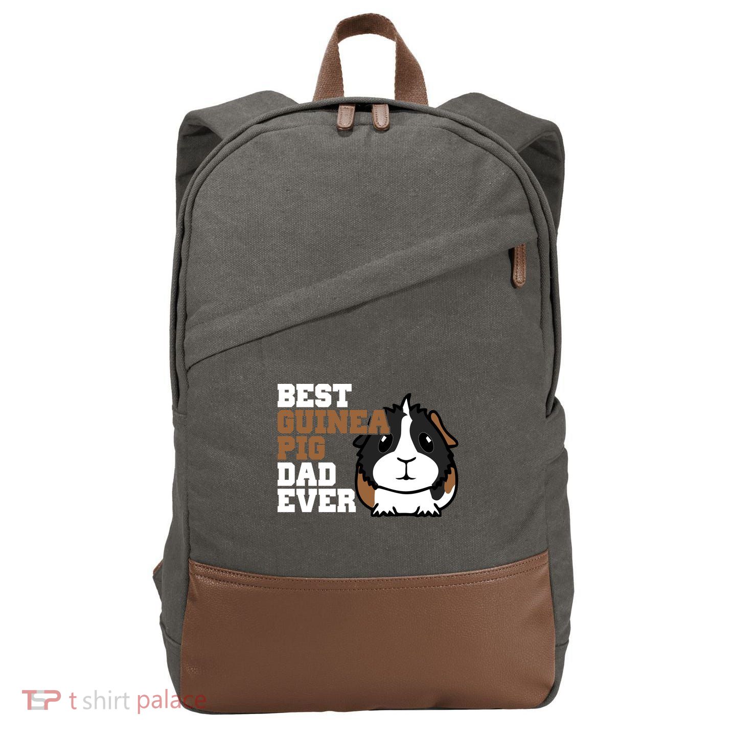 Best Guinea Pig Dad Ever Cotton Canvas Backpack