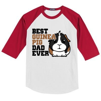 Best Guinea Pig Dad Ever Kids Colorblock Raglan Jersey