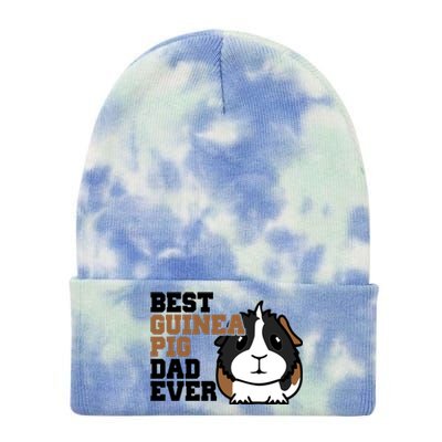 Best Guinea Pig Dad Ever Tie Dye 12in Knit Beanie