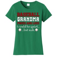 Baseball Grandma Proud And Loud Women Women's T-Shirt