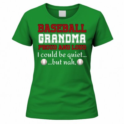 Baseball Grandma Proud And Loud Women Women's T-Shirt