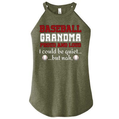 Baseball Grandma Proud And Loud Women Women's Perfect Tri Rocker Tank