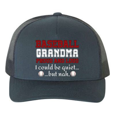 Baseball Grandma Proud And Loud Women Yupoong Adult 5-Panel Trucker Hat