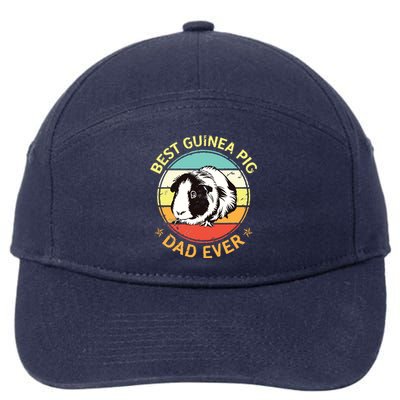 Best Guinea Pig Dad Ever Shirts Funny Guinea Pig Daddy Father 7-Panel Snapback Hat