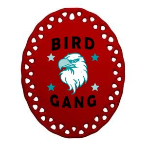 Bird Gang Philadelphia Pride Ceramic Oval Ornament