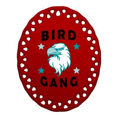 Bird Gang Philadelphia Pride Ceramic Oval Ornament