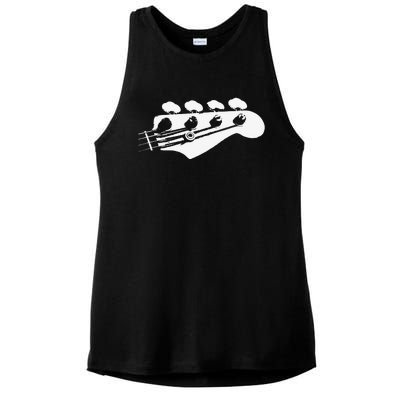 Bass Guitar Player Bassist Guitarist Musician Music Ladies PosiCharge Tri-Blend Wicking Tank