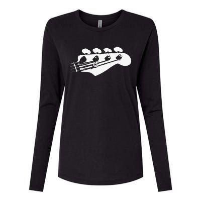 Bass Guitar Player Bassist Guitarist Musician Music Womens Cotton Relaxed Long Sleeve T-Shirt