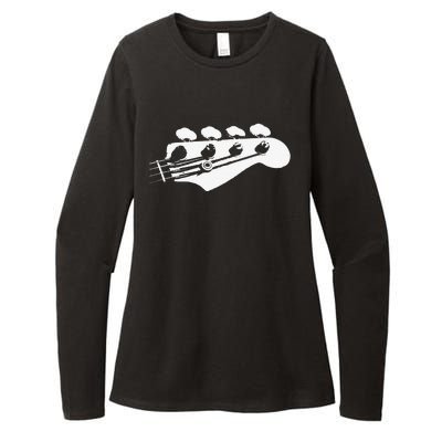 Bass Guitar Player Bassist Guitarist Musician Music Womens CVC Long Sleeve Shirt