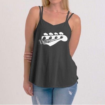 Bass Guitar Player Bassist Guitarist Musician Music Women's Strappy Tank