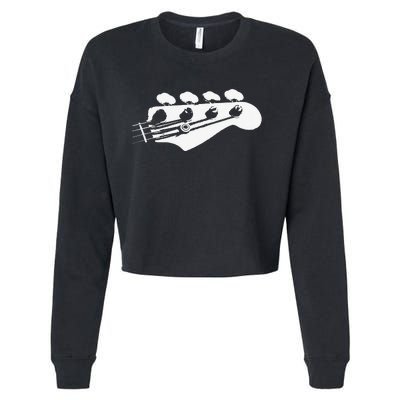 Bass Guitar Player Bassist Guitarist Musician Music Cropped Pullover Crew