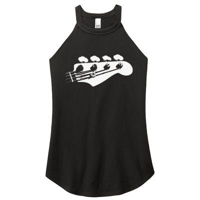 Bass Guitar Player Bassist Guitarist Musician Music Women's Perfect Tri Rocker Tank