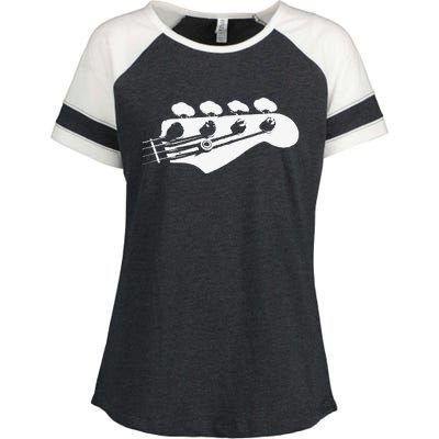 Bass Guitar Player Bassist Guitarist Musician Music Enza Ladies Jersey Colorblock Tee