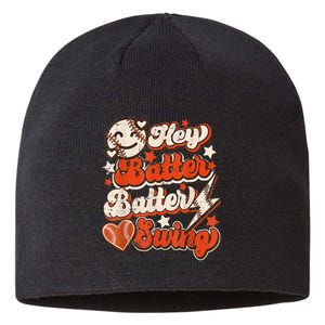 Baseball Game Player Funny Hey Batter Batter Swing Sustainable Beanie