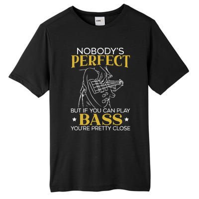 Bass Guitar Player Bassist Guitarist Musician Music Tall Fusion ChromaSoft Performance T-Shirt