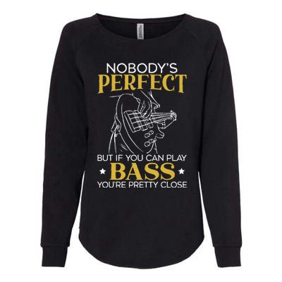 Bass Guitar Player Bassist Guitarist Musician Music Womens California Wash Sweatshirt