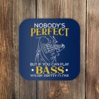 Bass Guitar Player Bassist Guitarist Musician Music Coaster