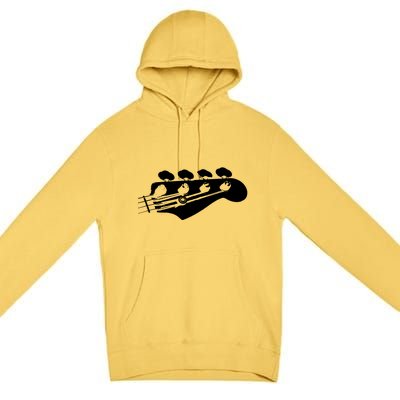 Bass Guitar Player Bassist Gift Premium Pullover Hoodie