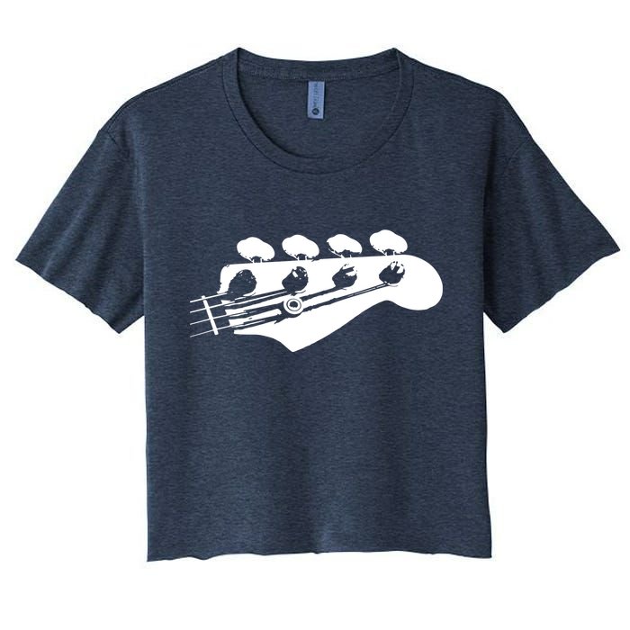 Bass Guitar Player Bassist Gift Women's Crop Top Tee