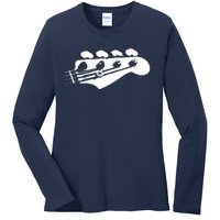 Bass Guitar Player Bassist Gift Ladies Long Sleeve Shirt