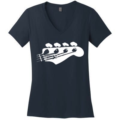 Bass Guitar Player Bassist Gift Women's V-Neck T-Shirt