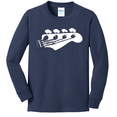 Bass Guitar Player Bassist Gift Kids Long Sleeve Shirt