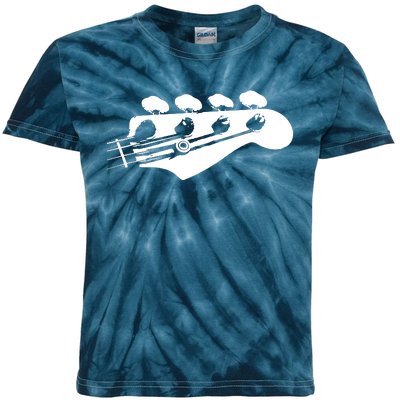 Bass Guitar Player Bassist Gift Kids Tie-Dye T-Shirt