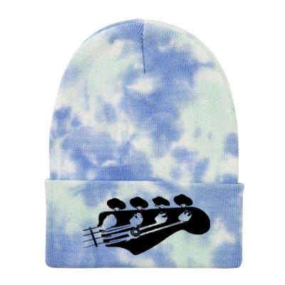 Bass Guitar Player Bassist Gift Tie Dye 12in Knit Beanie