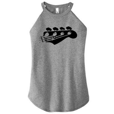 Bass Guitar Player Bassist Gift Women's Perfect Tri Rocker Tank