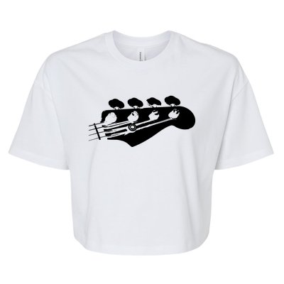 Bass Guitar Player Bassist Gift Bella+Canvas Jersey Crop Tee