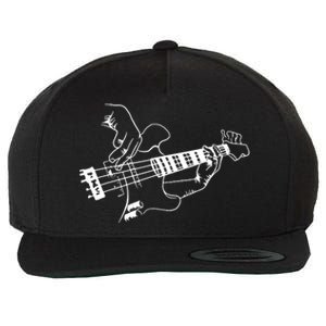 Bass Guitar Player Music Guitarist Musician Rock Wool Snapback Cap