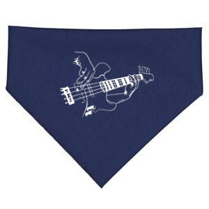 Bass Guitar Player Music Guitarist Musician Rock USA-Made Doggie Bandana