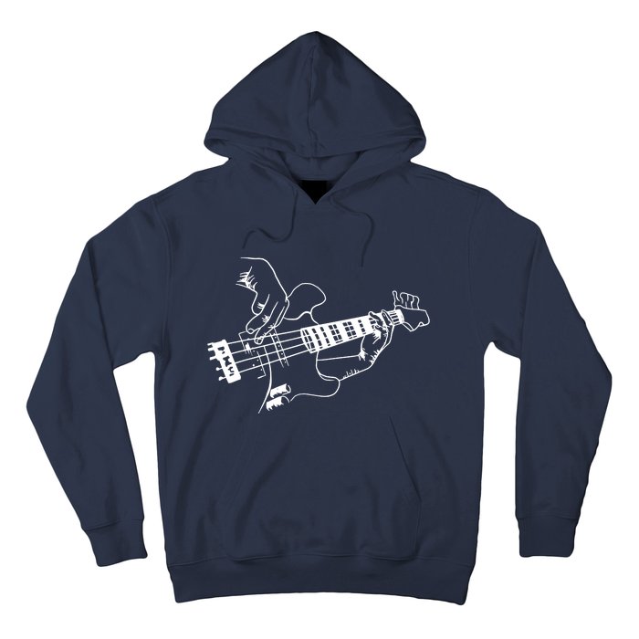 Bass Guitar Player Music Guitarist Musician Rock Hoodie