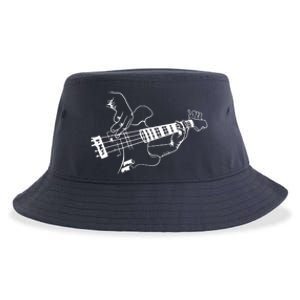 Bass Guitar Player Music Guitarist Musician Rock Sustainable Bucket Hat