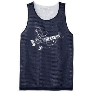 Bass Guitar Player Music Guitarist Musician Rock Mesh Reversible Basketball Jersey Tank