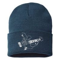 Bass Guitar Player Music Guitarist Musician Rock Sustainable Knit Beanie