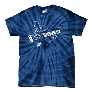 Bass Guitar Player Music Guitarist Musician Rock Tie-Dye T-Shirt